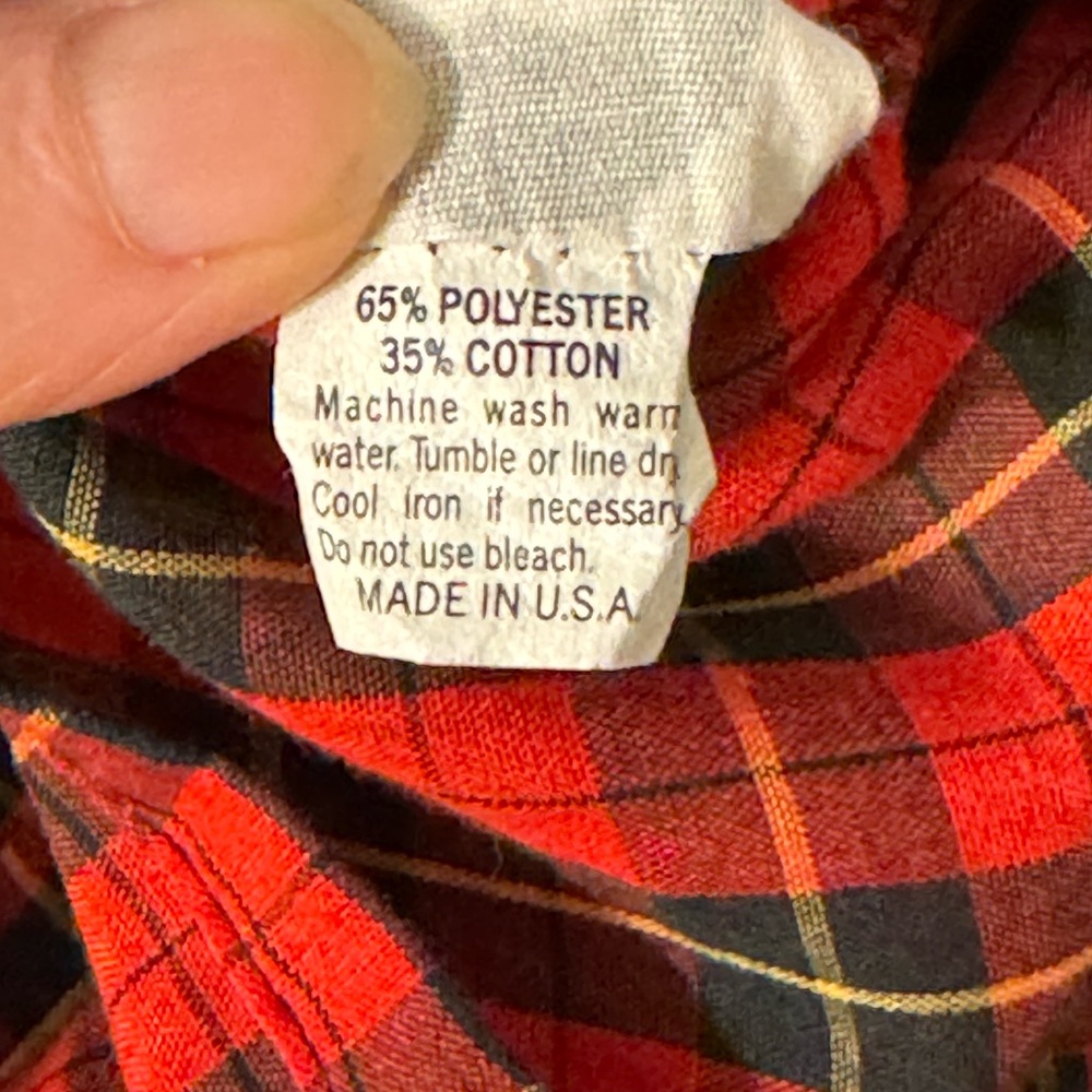1980s Betsy Johnson punk label, red plaid mini skirt. Rare! - Picture 5 of 5